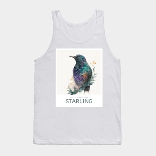 British Garden Birds: Starling Tank Top